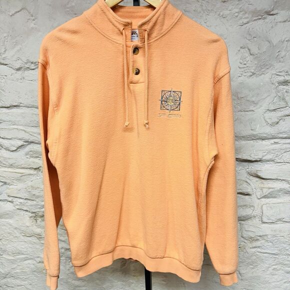 Crazy Shirts Hawaii Sweatshirt San Diego Embroidered Drawstring Collar Vtg USA - Picture 1 of 5